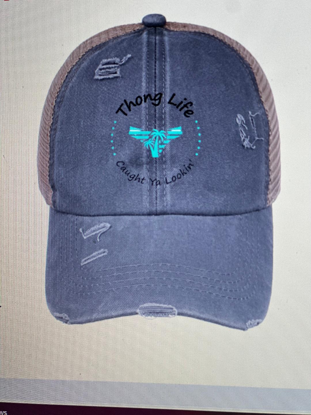 Women's ponytail cap